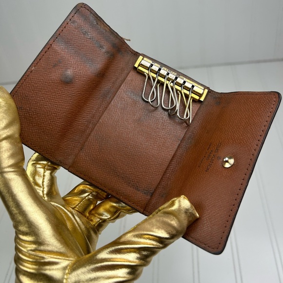 Louis Vuitton Monogram 6 Key Ring Case Wallet - Picture 10 of 13